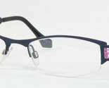 Vintage Opdo 7364-2 Marine Foncé/Rose Unique Lunettes Monture 50-17-135mm - $63.28