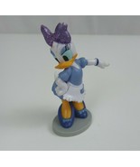 Vintage Disney Glittery Daisy Duck Waitress 3&quot; Collectible Figure - $6.92
