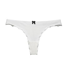 Sporty Striped Band Thong Panty - $92.51 MXN