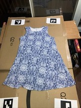 Lucky Brand Sleeveless Tank Dress, Women&#39;s XL , Geometric, Periwinkle Blue - $20.13 CAD