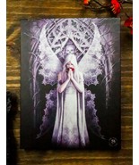 Ebros Anne Stokes Only Love Remains Skull Fairy Wood Framed Picture Canv... - $23.75 CAD