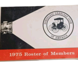 Horseless Carriage Club of America 1975 Roster of Members - $10.84