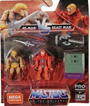 Mega Construx Masters Of The Universe He-Man vs Beast Man NEW - £9.24 GBP