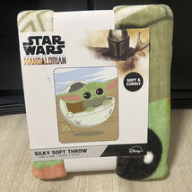 Throw Blanket DISNEY STAR WARS: The Mandalorian  40 x 50” Silky Soft Thr... - $11.98