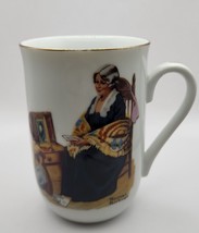 Vintage Norman Rockwell Museum &quot;Memories&quot;  Coffee Tea Mug Cup c1982 - £7.56 GBP