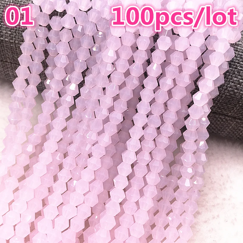 Sporting New 100pcs 4mm Austria Crystal A Charm GlA Bead Loose SpA Bead for Jewe - £23.52 GBP