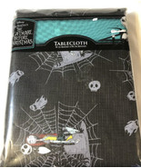 NIGHTMARE BEFORE CHRISTMAS JACK SKELLINGTON SALLY 70” ROUND TABLECLOTH NEW - $14.96