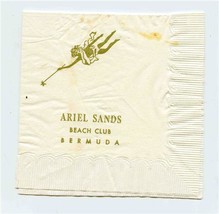 Ariel Sands Beach Club Cocktail Napkin Bermuda - $15.84