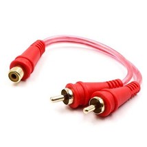 Audiopipe Installer Series 1F/2M Y-Splitter Gold Plated OFC RCA Cable - $32.67