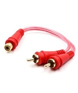 Audiopipe Installer Series 1F/2M Y-Splitter Gold Plated OFC RCA Cable - $44.48 CAD