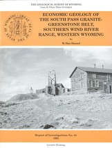 Economic Geology of the South Pass Granite-Greenstone Belt, Wyoming - £19.58 GBP