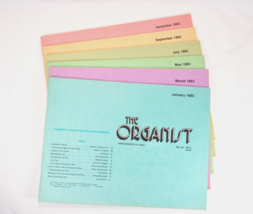 The Organist Magazine 1983 Bi-monthly (6 Issues) Church Sheet Music for Organ - £23.83 GBP