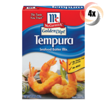 4x Boxes McCormick GoldenDipt Tempura Seafood Batter Mix | 8oz | No MSG - $35.42