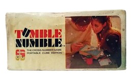 Tumble Numble Game Ages 8+ 2 to 4 Players 1969 Selchow Righter Cross Number - $18.61