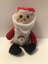 Santa Claus 9” Christmas Plush Stuffed Animal Doll Kelly Toy A7 - £6.21 GBP