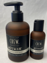 American Crew Acumen In-Shower Face Wash 6.4 fl oz &amp; Acumen 1.6 fl oz*Twin Pack* - £14.15 GBP