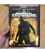 National Treasure (DVD, 2005, Full Frame) Nicolas Cage No Digital Code - $43.39 MXN