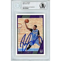 Rudy Gay Sacramento Kings Auto 2016 Hoops Basketball On-Card Autograph Beckett - £62.30 GBP