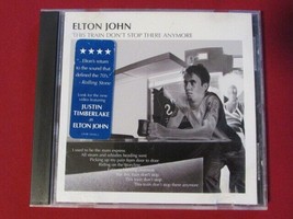 Elton John This Train Don&#39;t Stop Here Anymore 2001 Promo Cd+Hype Sticker 20696-2 - £3.79 GBP