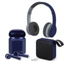 iLIVE 3-Piece Bluetooth Speaker, Headphones &amp; Earbud Set - £30.46 GBP