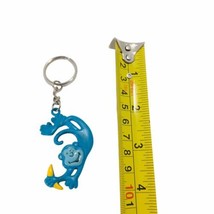 Vintage Blue Monkey Holding A Banana Keychain Keyring Novelty AdvertSouv... - £14.38 GBP