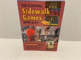 The Essential Sidewalk Games Sidewalk Chalk Book &amp; Kit New Sealed! - £4.28 GBP