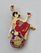 Hard Rock Cafe Guangzhou Valentine&#39;s Day 2001 Red Dress Girl HRC Lapel H... - £11.26 GBP