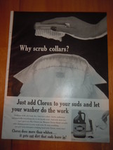 Vintage Clorox Print Magazine Advertisement 1961 - $4.99