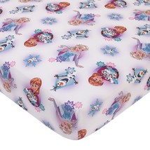 Disney Frozen Fitted Crib Sheet 100% Soft Microfiber, Baby Sheet, Fits S... - $35.99