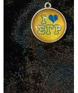 Sigma Gamma Rho  CHAIN CHARM SET NECKLACE I LOVE SIGMA GAMMA RHO CHARM 1... - $13.34 CAD