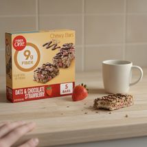 Fiber One Chewy Bars, Oats &amp; Chocolate Strawberry, Fiber Snacks, 5 ct, 7 oz - $175.03 MXN