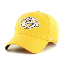 &#39;47 Nashville Predators NHL Gold Rochester Contender Stretch Fit Hockey Cap Hat - £18.18 GBP