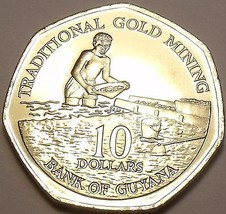 Gem Unc Guyana 2007 ~Traditional Gold Mining With Pans - £4.02 GBP