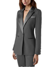 Women Blazer with Pants Slim Fit Business Suit - £116.69 GBP