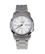 Seiko 5 Automatic SNKE57 SNKE57K1 Men&#39;s Day Date White Dial Steel Watch - $2,347.46 MXN