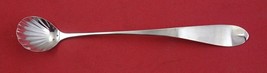 Coin Silver by Various Makers Mustard Ladle by DM Tyler shell bowl 5 1/4&quot; - £62.43 GBP