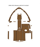 2006-2012 Mastercraft X15 Cockpit Pad Boat EVA Foam Faux Teak Deck Floor... - $919.19 CAD