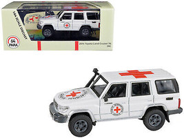 2014 Toyota Land Cruiser 76 White International Red Cross 1/64 Diecast Car Parag - £21.35 GBP