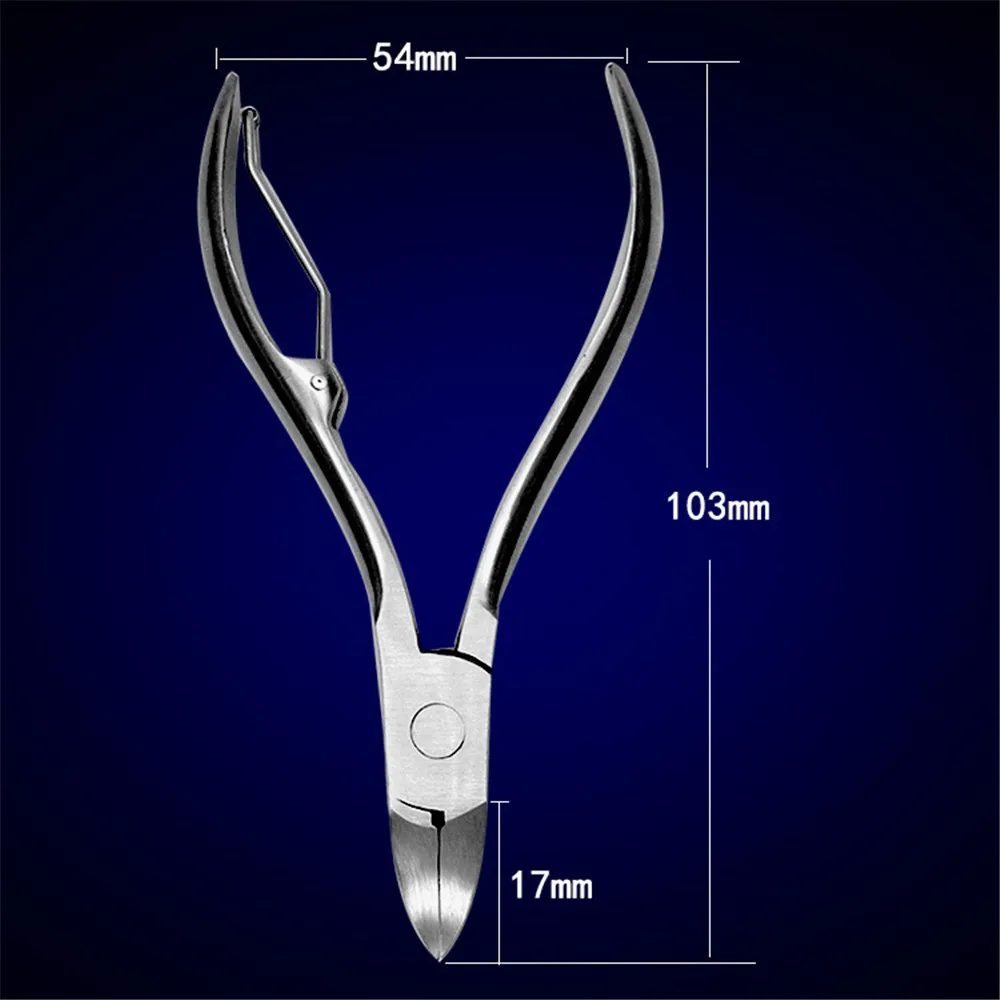 Nipper trimming stainless steel nail clipper cutter cuticle scissor plier manicure tool thumb200