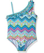 Pink Platinum Girls&#39; Pineapple with Heart 1-Piece Swimsuit - Size 5/6 - $284.91 MXN