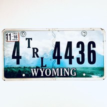 2016 United States Wyoming Sweetwater County Trailer License Plate 4 4436 - €11,16 EUR