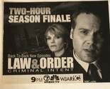 Law &amp; Order Criminal Intent Tv Guide Print Ad Vincent D’Onofrio TPA12 - £4.69 GBP