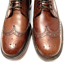 Vintage Wingtip ENGLISH WALKERS Shoes Brogue Gibson Blucher Mens Size 8 ... - £150.58 GBP