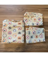 PB Teen Pottery Barn Teen Tan NFL Football Standard Pillowcases Full Fla... - $28.49