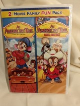An American Tail 1 &amp; 2: Fievel Goes West Spielberg New Sealed Family Fun 2 Pack - £6.61 GBP