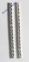 18k White Gold Round Cut Diamond Dangle Earrings (0.72 Ct,G Color,VS Clarity) - £877.59 GBP