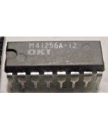 1 pc  Oki M41256-12 256K x 1-bit NMOS DRAM, IC for IBM PC, DIP-16 - $117.65 MXN