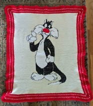 Crocheted Sylvester Blanket 36&quot; x 44&quot; From 2003 Looney Tunes Pattern Book - £26.62 GBP