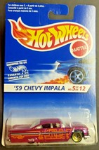 1997 Hot Wheels 1959 Chevy Impala Lowrider Purple 5/12 HW11 - £7.86 GBP
