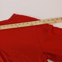 George Crewneck Men's Long Sleeve Red Cotton T-Shirt L (42-44) image 9